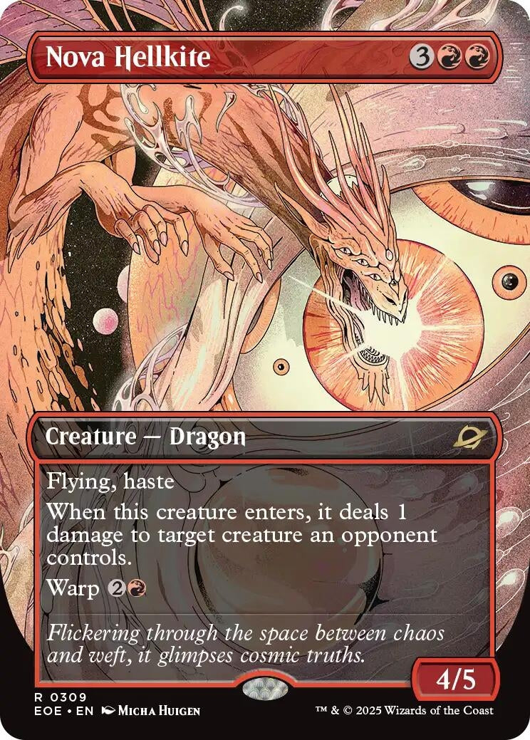 Nova Hellkite (Borderless) (309) (Edge of Eternities)