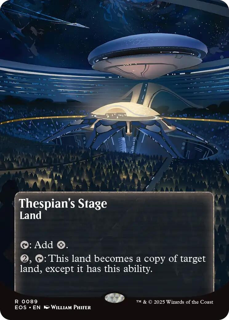 Thespian's Stage (0089) (Borderless) (89) (Edge of Eternities: Stellar Sights)
