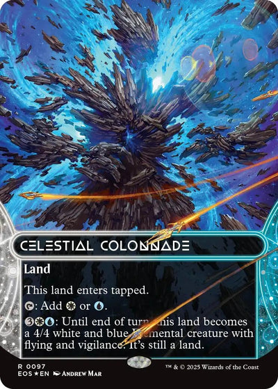 Celestial Colonnade (0097) (Borderless) (Galaxy Foil) (97) (Edge of Eternities: Stellar Sights)