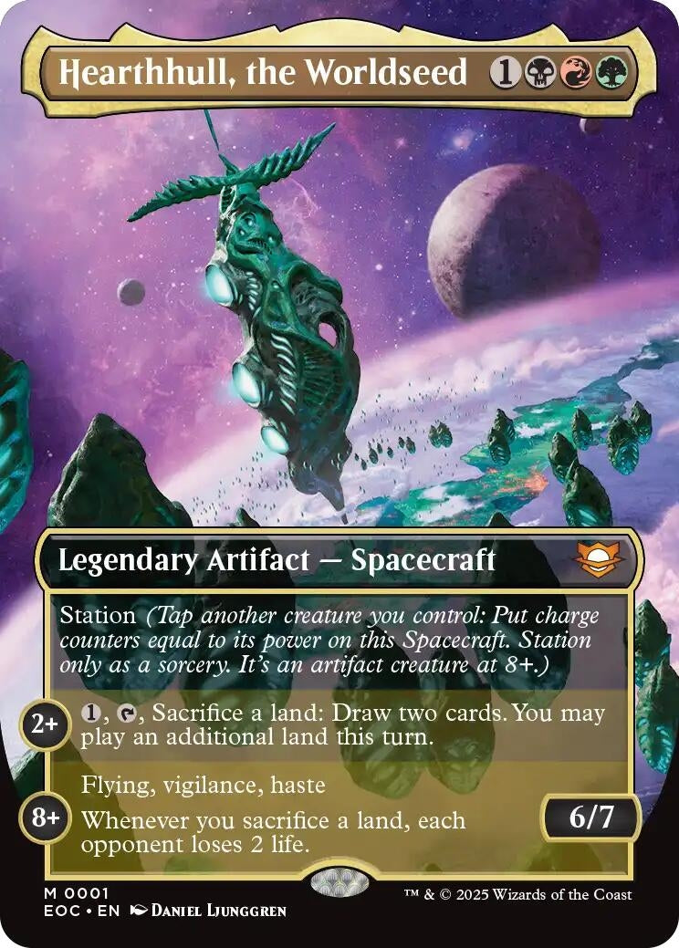 Hearthhull, the Worldseed (Borderless) (1) (Commander: Edge of Eternities)