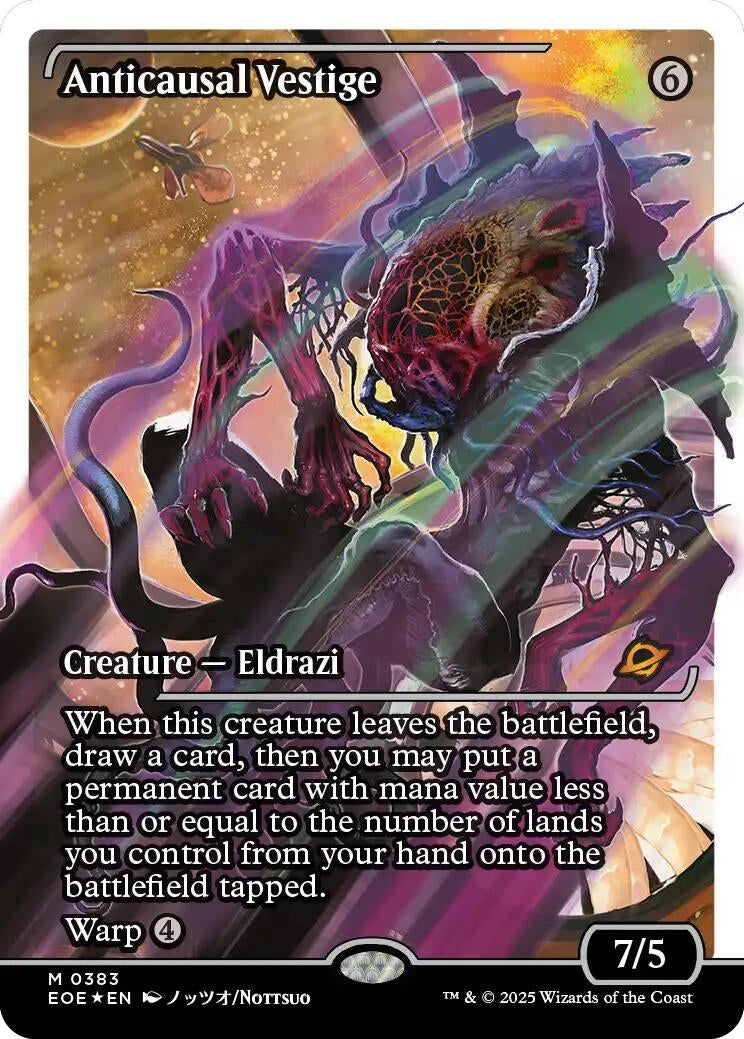 Anticausal Vestige (Showcase) (Fracture Foil) (383) (Edge of Eternities)