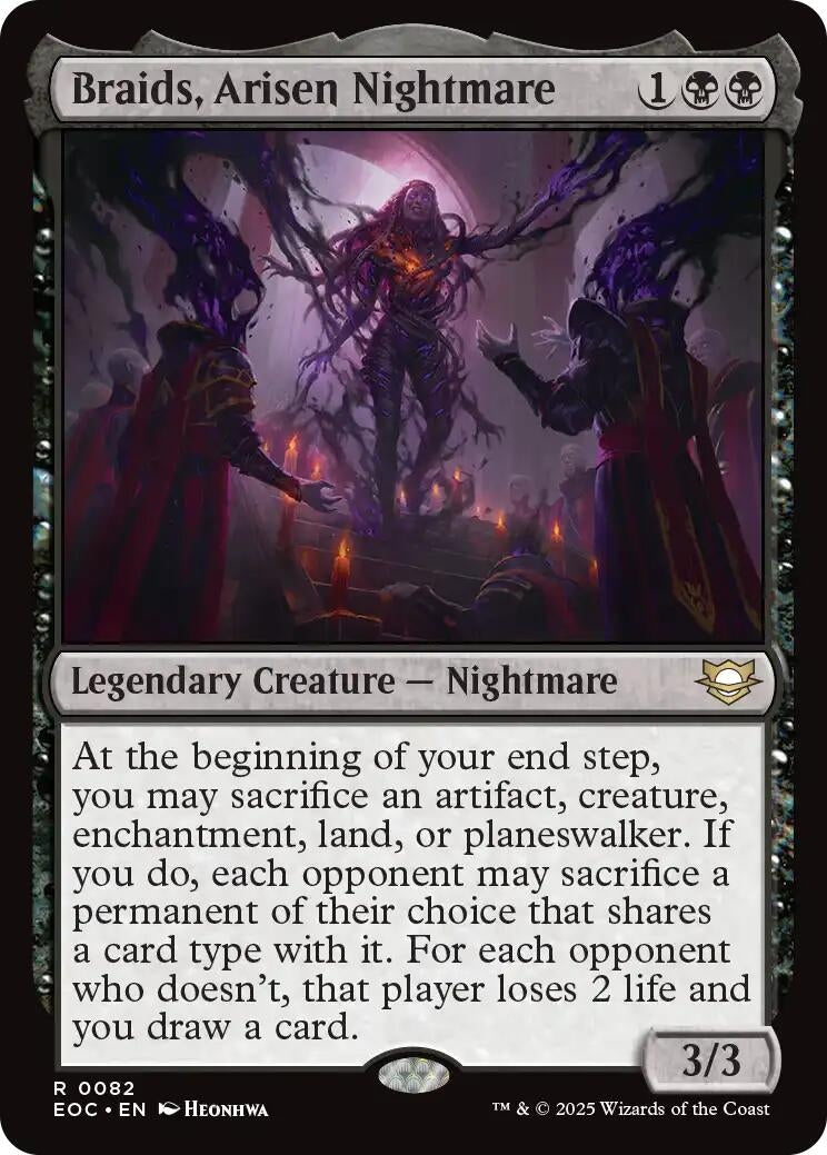 Braids, Arisen Nightmare (82) (Commander: Edge of Eternities)