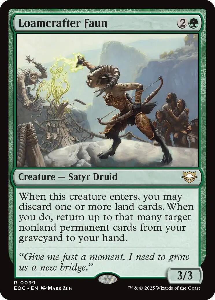 Loamcrafter Faun (99) (Commander: Edge of Eternities)