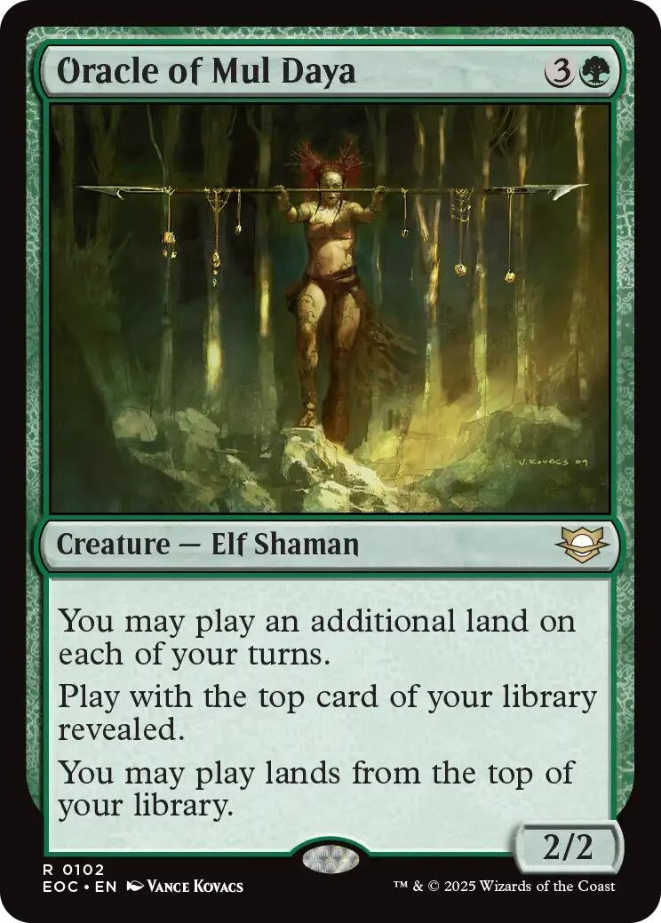 Oracle of Mul Daya (102) (Commander: Edge of Eternities)