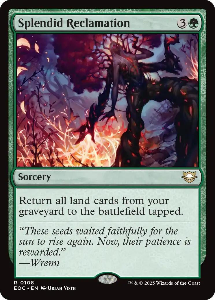 Splendid Reclamation (108) (Commander: Edge of Eternities)