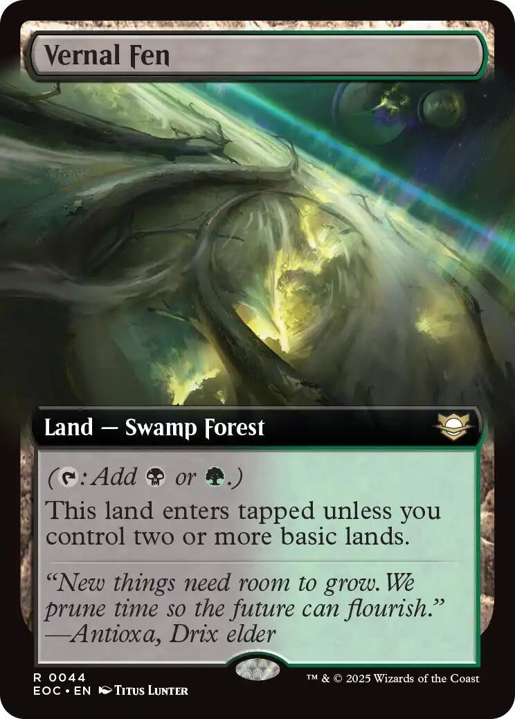 Vernal Fen (Extended Art) (44) (Commander: Edge of Eternities)