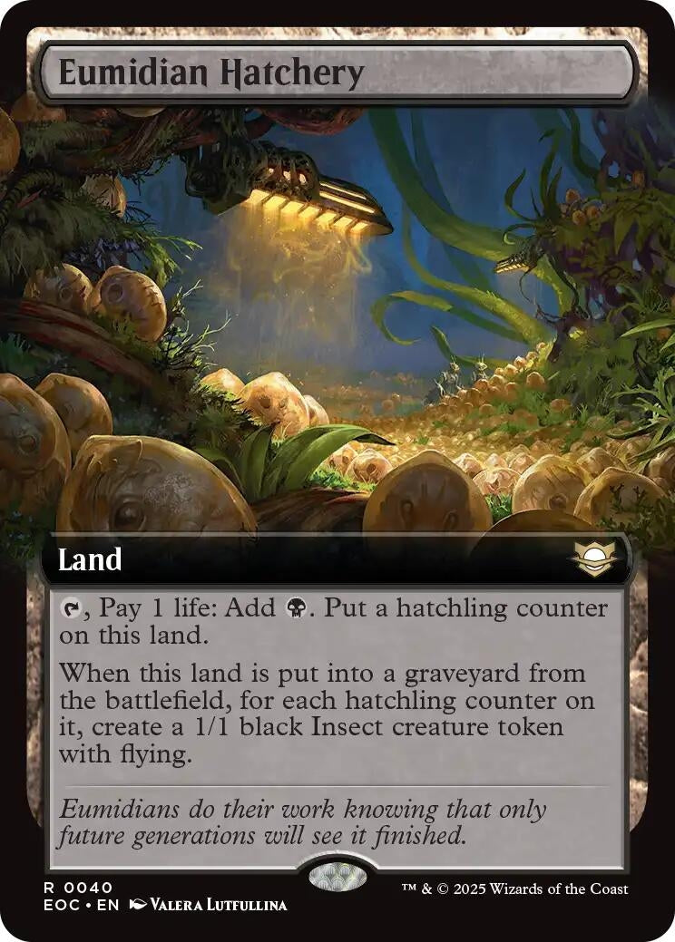 Eumidian Hatchery (Extended Art) (40) (Commander: Edge of Eternities)