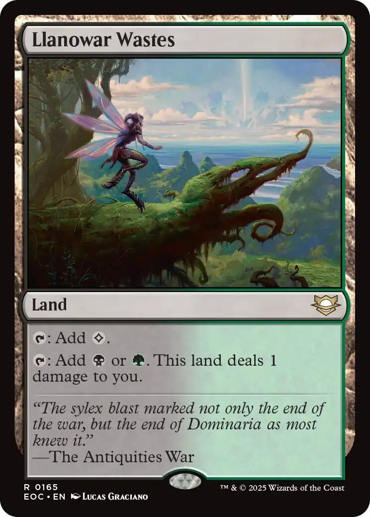 Llanowar Wastes (165) (Commander: Edge of Eternities)