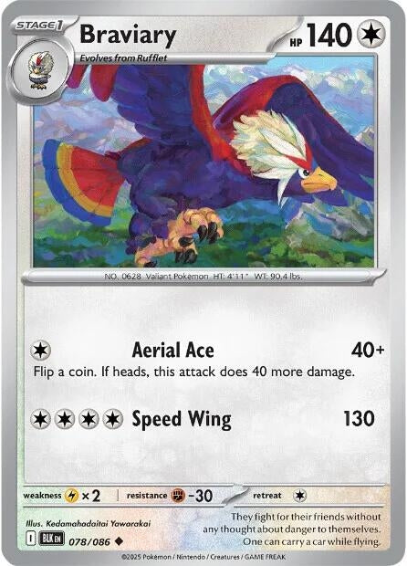 Image for Braviary (078/086) (SV: Black Bolt) - Pokemon