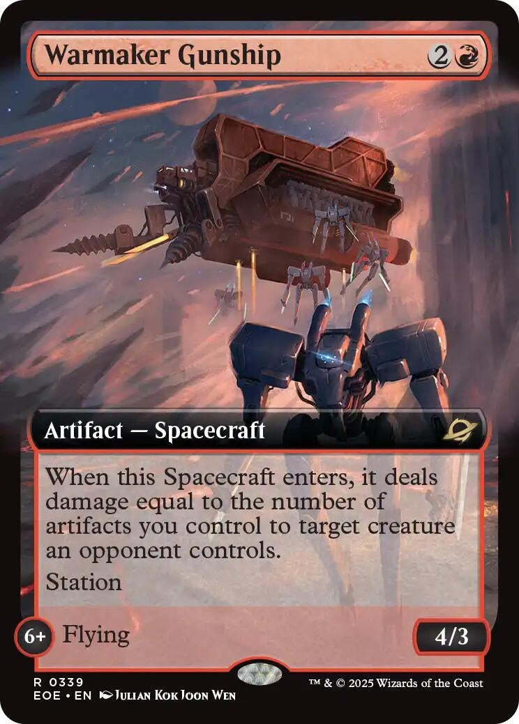 Warmaker Gunship (Extended Art) (339) (Edge of Eternities)