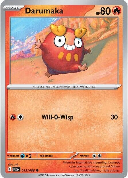 Image for Darumaka (013/086) (SV: Black Bolt) - Pokemon