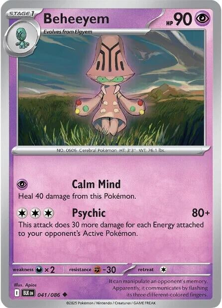 Image for Beheeyem (041/086) (SV: Black Bolt) - Pokemon
