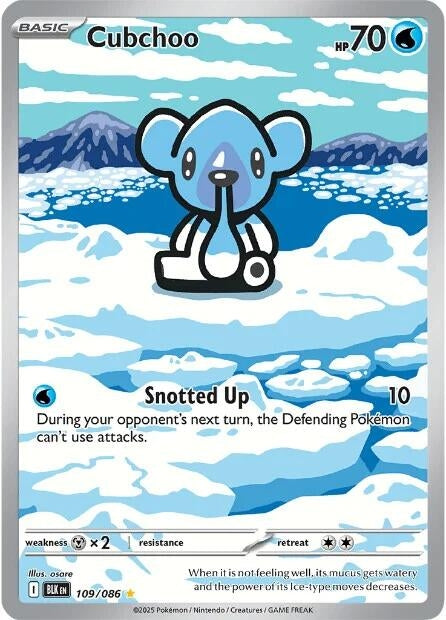 Image for Cubchoo (109/086) (SV: Black Bolt) - Pokemon
