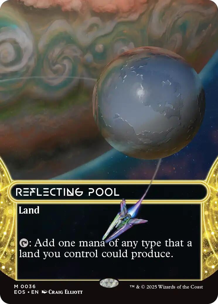 Reflecting Pool (0036) (Borderless) (36) (Edge of Eternities: Stellar Sights)