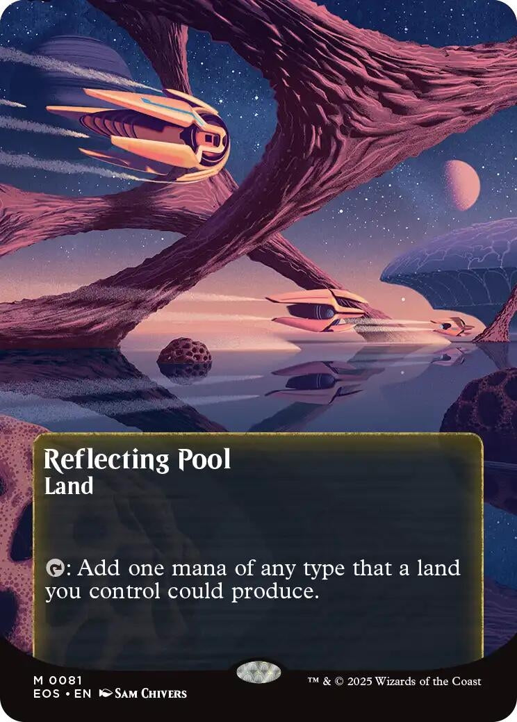 Reflecting Pool (0081) (Borderless) (81) (Edge of Eternities: Stellar Sights)
