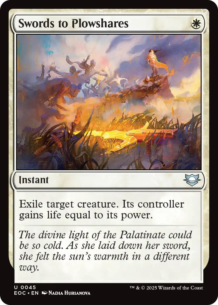Swords to Plowshares (45) (Commander: Edge of Eternities)