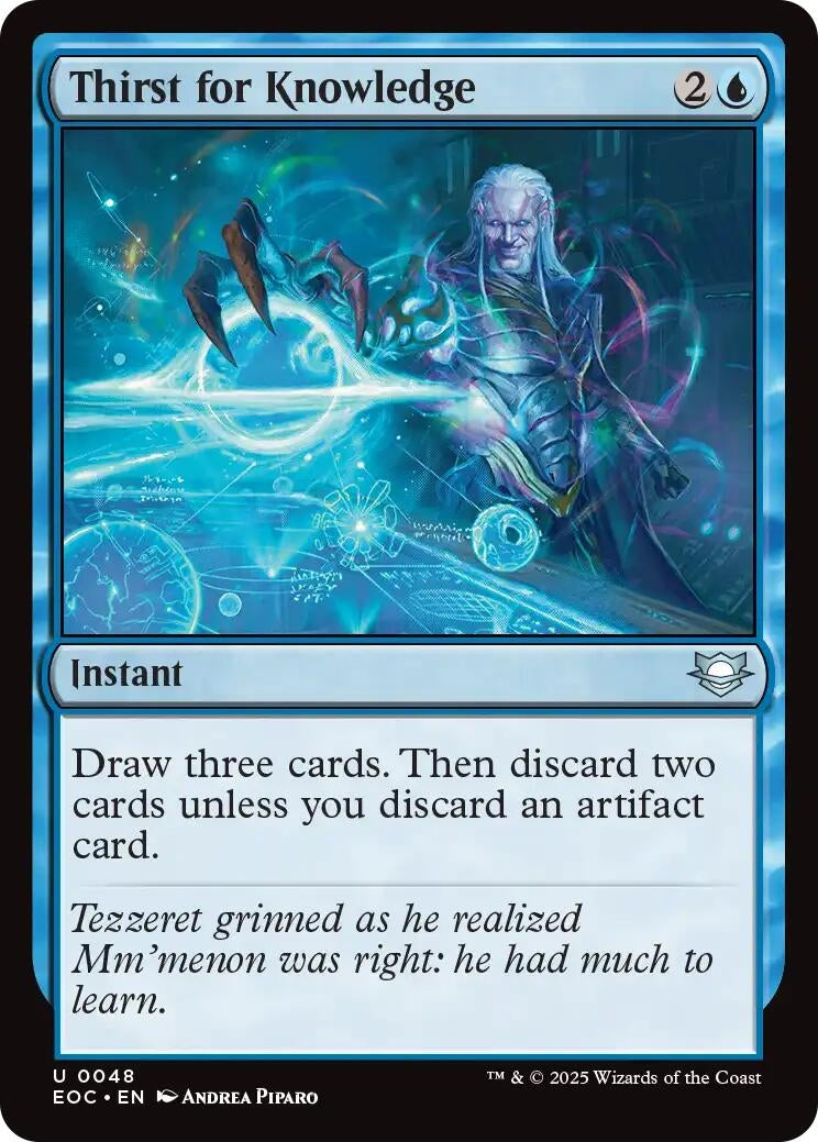 Thirst for Knowledge (48) (Commander: Edge of Eternities)