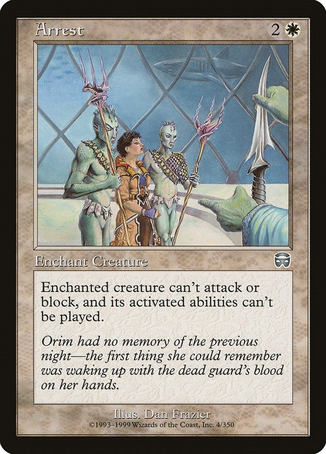 Arrest (4) (Mercadian Masques)