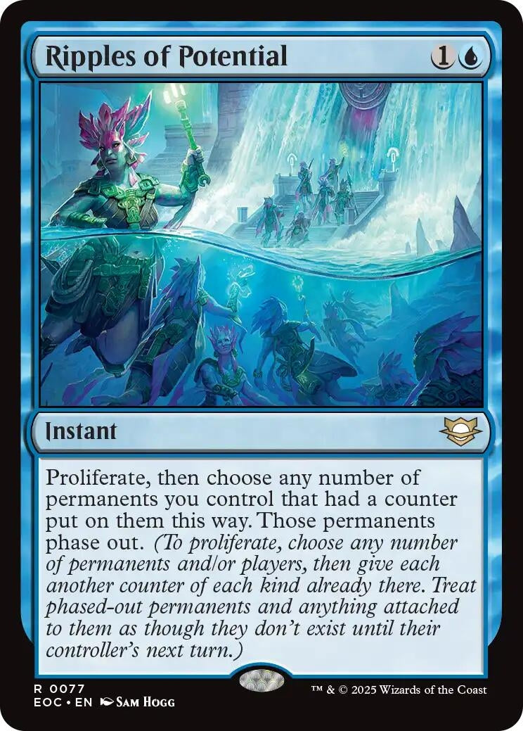 Ripples of Potential (77) (Commander: Edge of Eternities) (EOC)