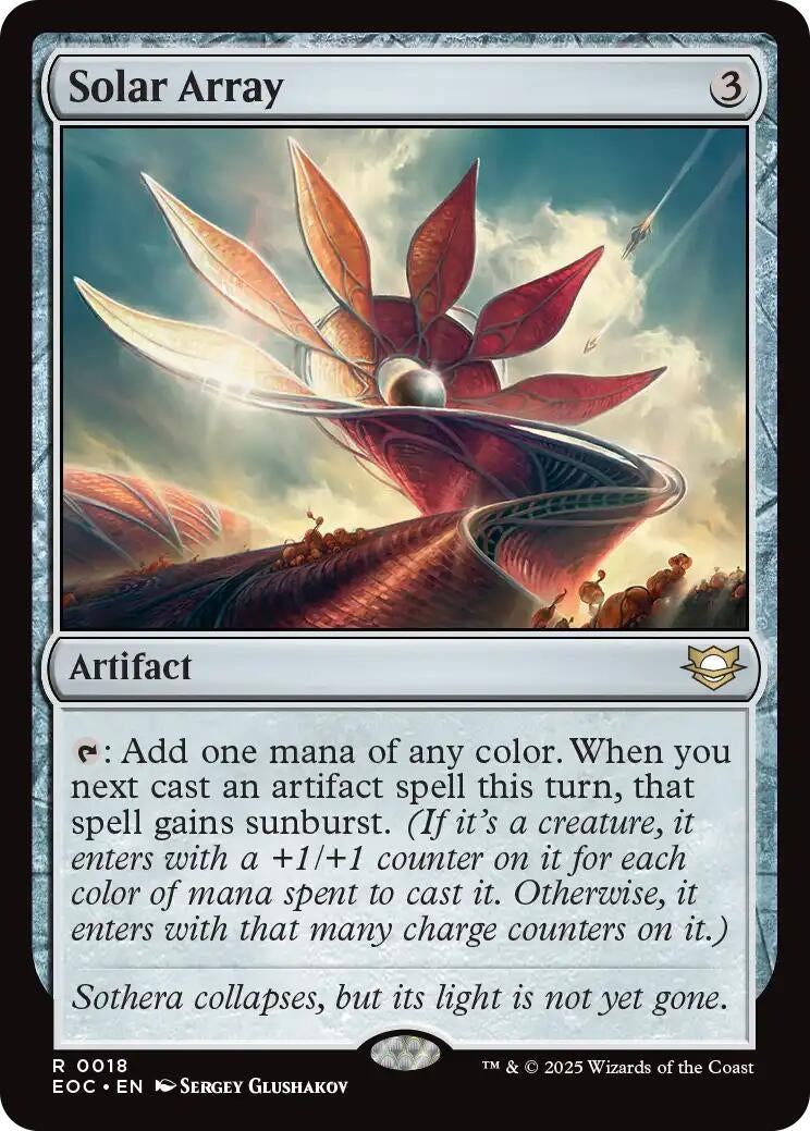 Solar Array (18) (Commander: Edge of Eternities)