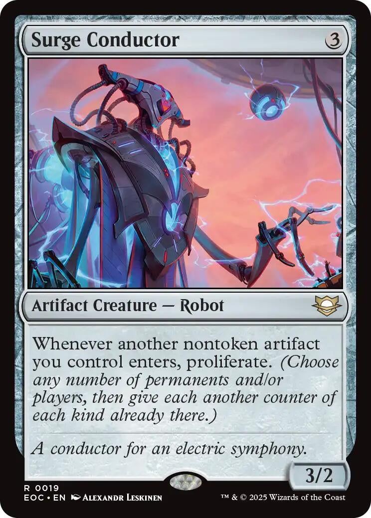 Surge Conductor (19) (Commander: Edge of Eternities)
