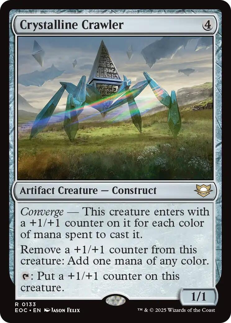 Crystalline Crawler (133) (Commander: Edge of Eternities)
