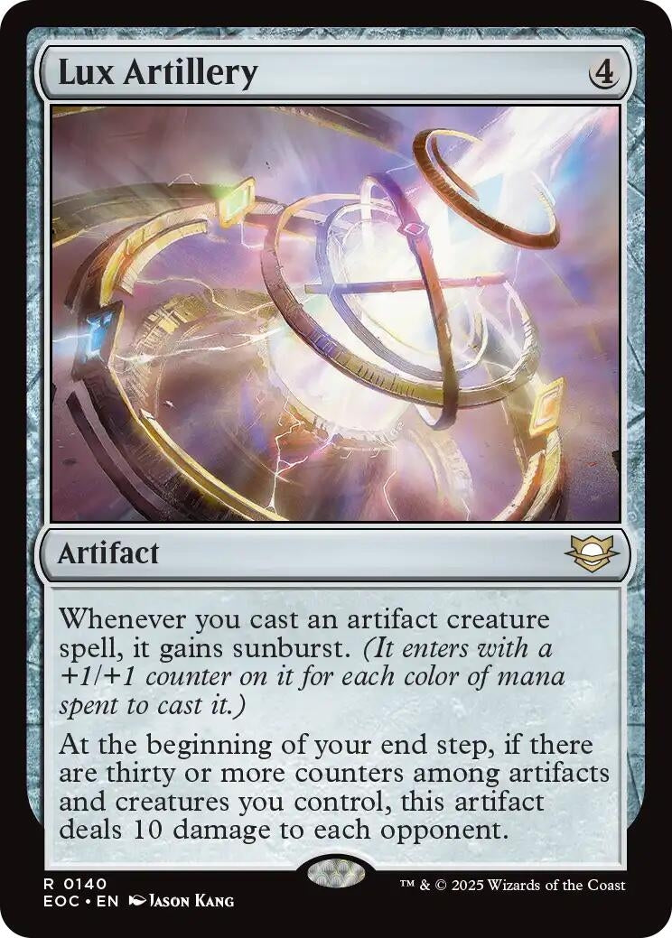 Lux Artillery (140) (Commander: Edge of Eternities)