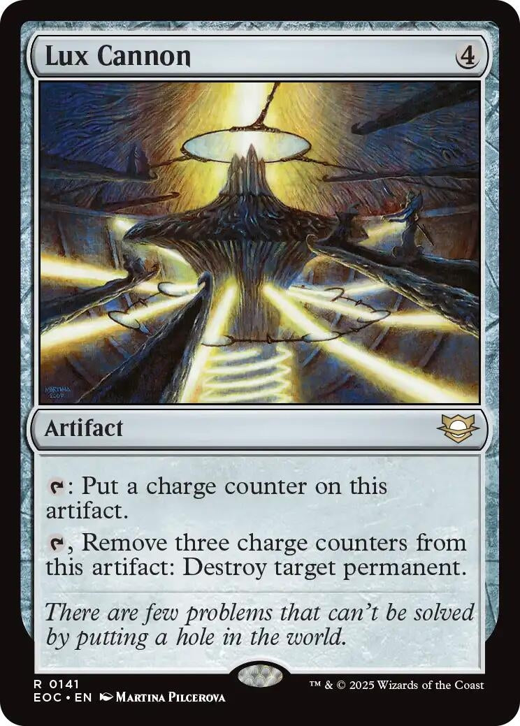 Lux Cannon (141) (Commander: Edge of Eternities)