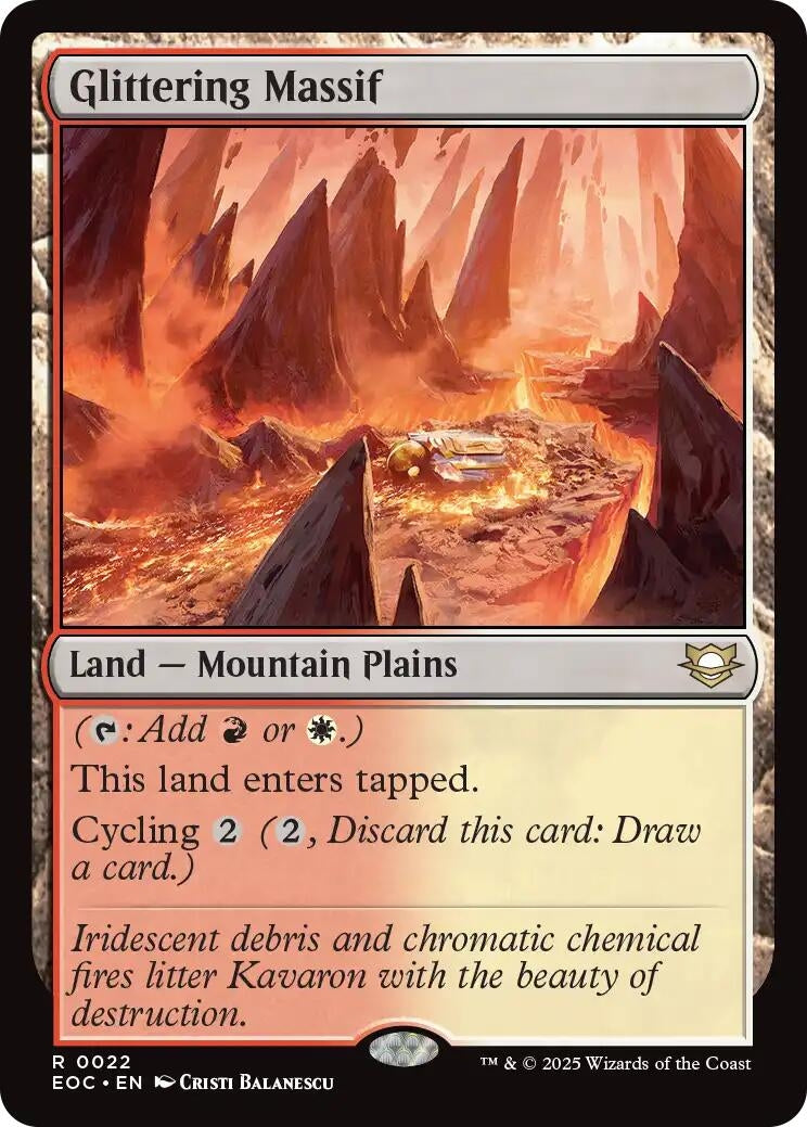 Glittering Massif (22) (Commander: Edge of Eternities)