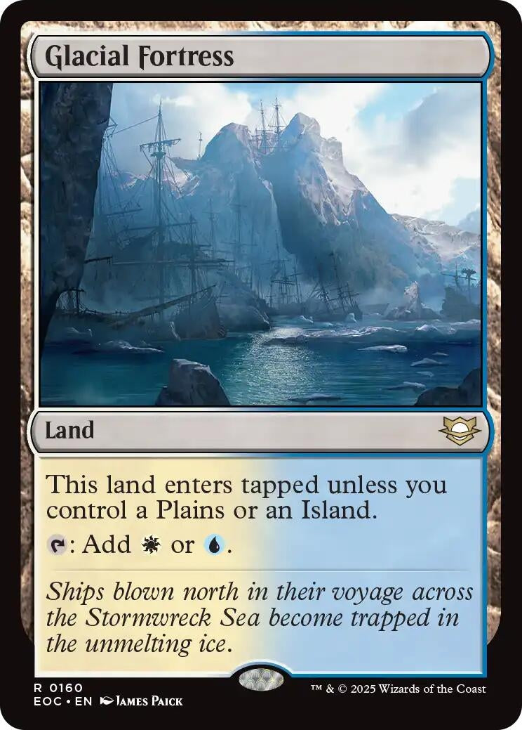 Glacial Fortress (160) (Commander: Edge of Eternities)