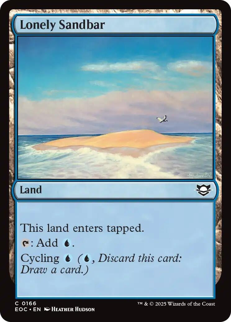 Lonely Sandbar (166) (Commander: Edge of Eternities)