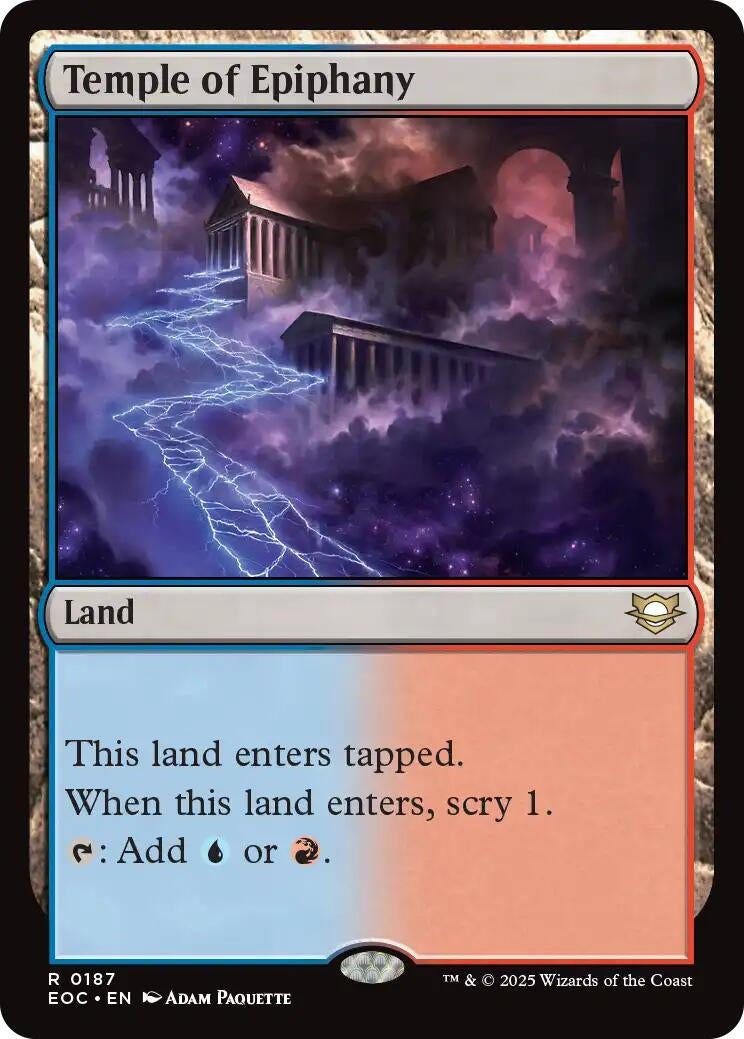 Temple of Epiphany (187) (Commander: Edge of Eternities)
