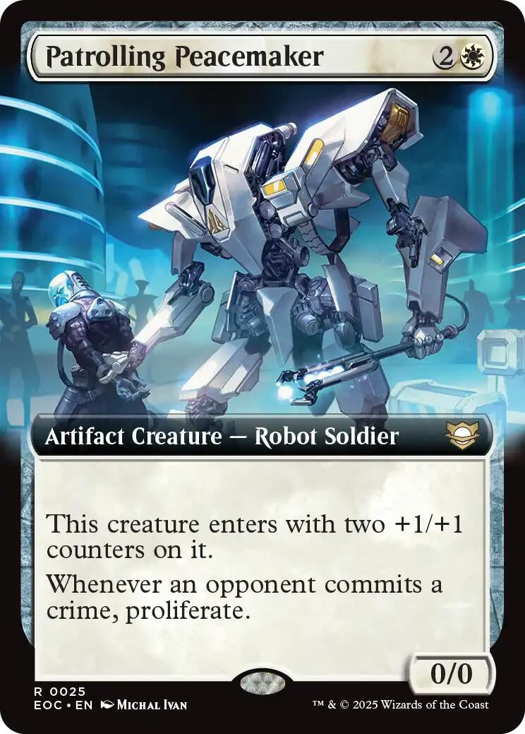 Patrolling Peacemaker (Extended Art) (25) (Commander: Edge of Eternities)