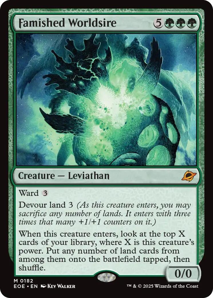Famished Worldsire (182) (Edge of Eternities) (EOE)