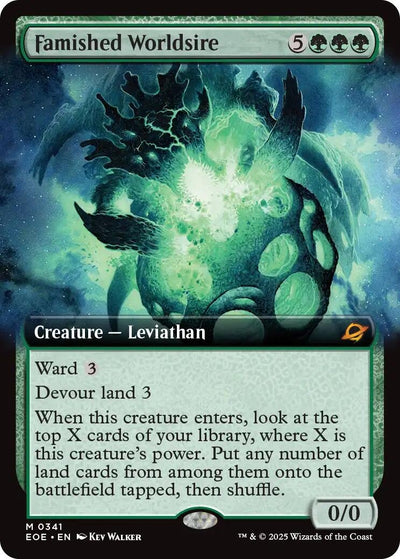 Famished Worldsire (Extended Art) (341) (Edge of Eternities)