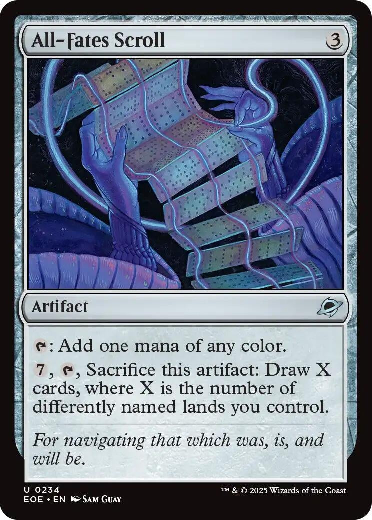 All-Fates Scroll (234) (Edge of Eternities)