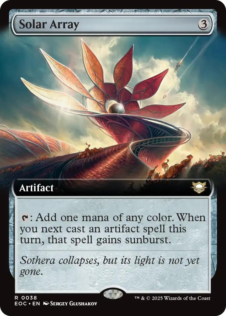 Solar Array (Extended Art) (38) (Commander: Edge of Eternities)