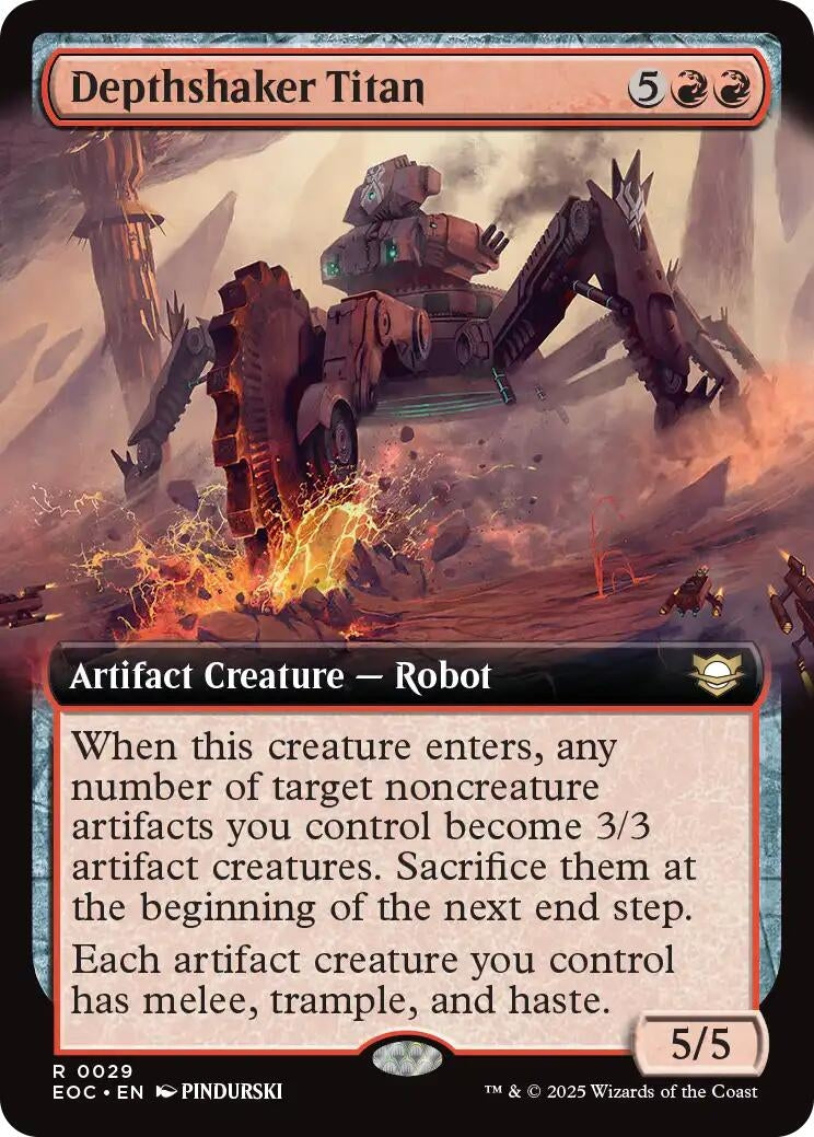 Depthshaker Titan (Extended Art) (29) (Commander: Edge of Eternities)