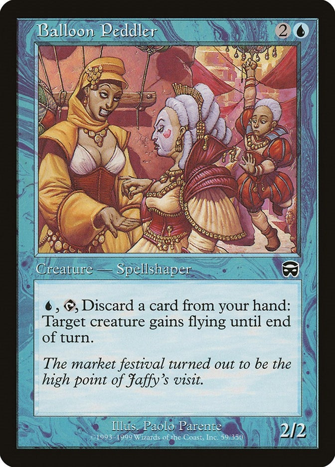 Balloon Peddler (59) (Mercadian Masques)