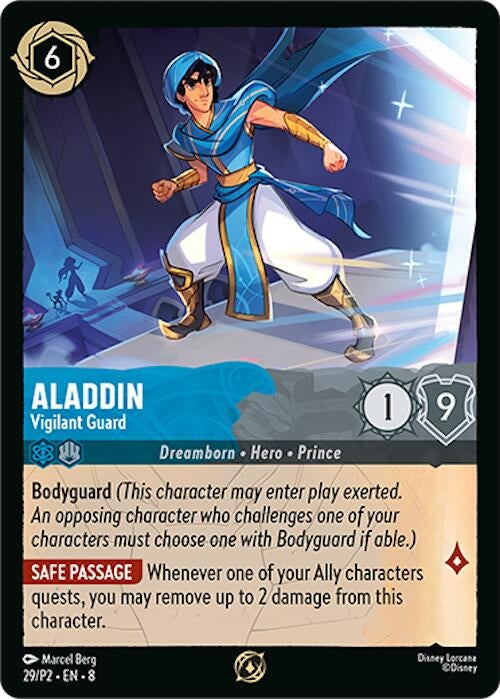 Aladdin - Vigilant Guard (29) (Disney Lorcana Promo Cards)