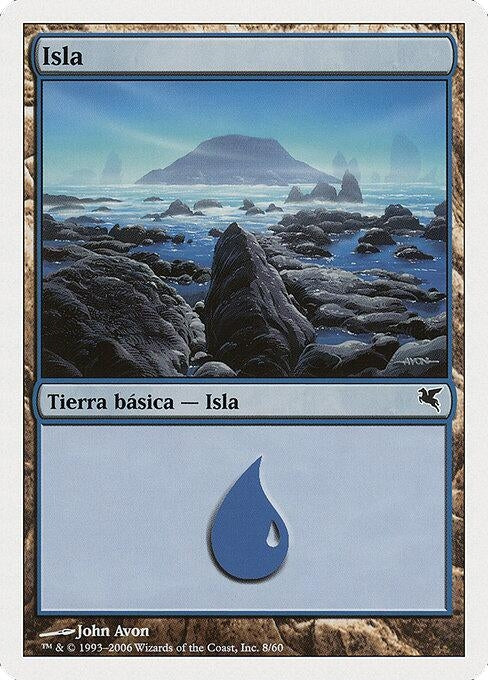 Island (Spanish) - "Isla" (H8) (H8) (Magic Encyclopedia 2005 (Salvat/Hachette))