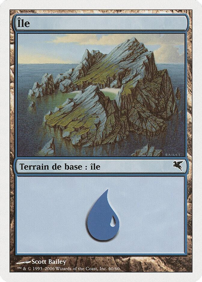 Island (French) - "Ile" (H60) (H60) (Magic Encyclopedia 2005 (Salvat/Hachette))