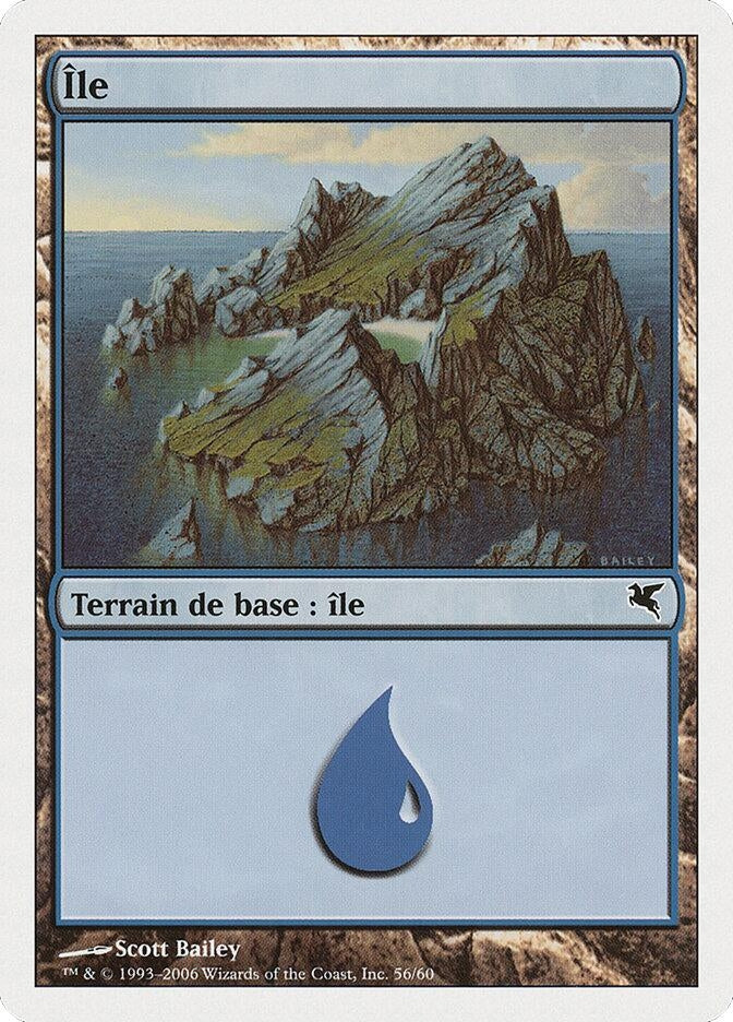 Island (French) - "Ile" (H56) (H56) (Magic Encyclopedia 2005 (Salvat/Hachette))