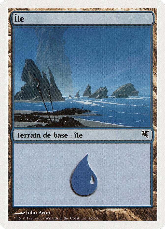 Island (French) - "Ile" (E46) (E46) (Magic Encyclopedia 2005 (Salvat/Hachette))