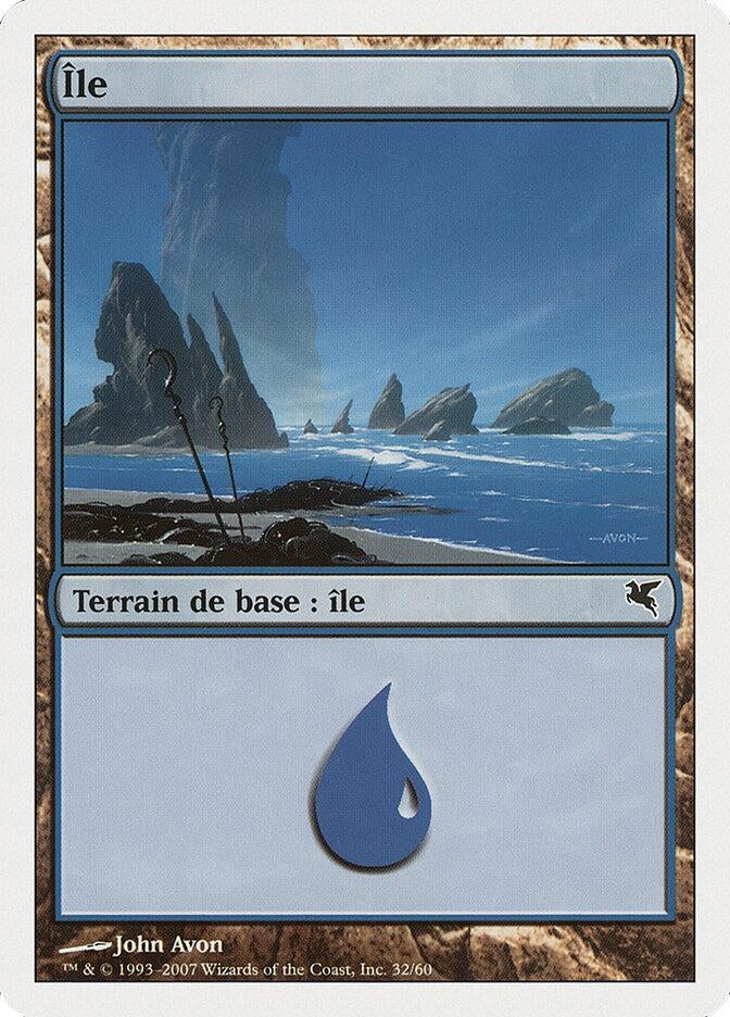 Island (French) - "Ile" (E32) (E32) (Magic Encyclopedia 2005 (Salvat/Hachette))