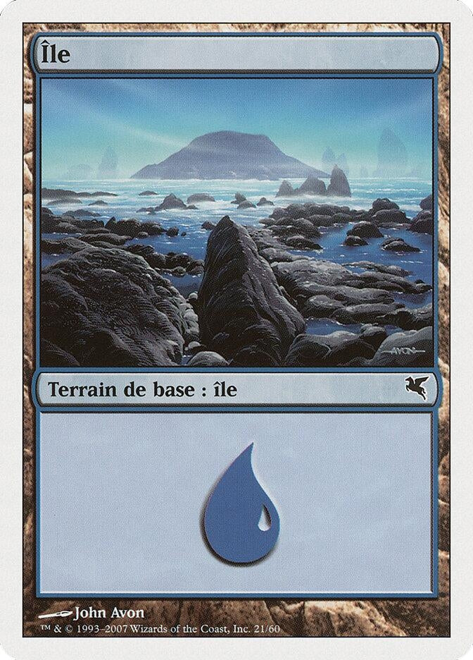 Island (French) - "Ile" (E21) (E21) (Magic Encyclopedia 2005 (Salvat/Hachette))