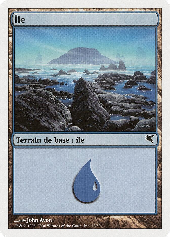 Island (French) - "Ile" (H12) (H12) (Magic Encyclopedia 2005 (Salvat/Hachette))