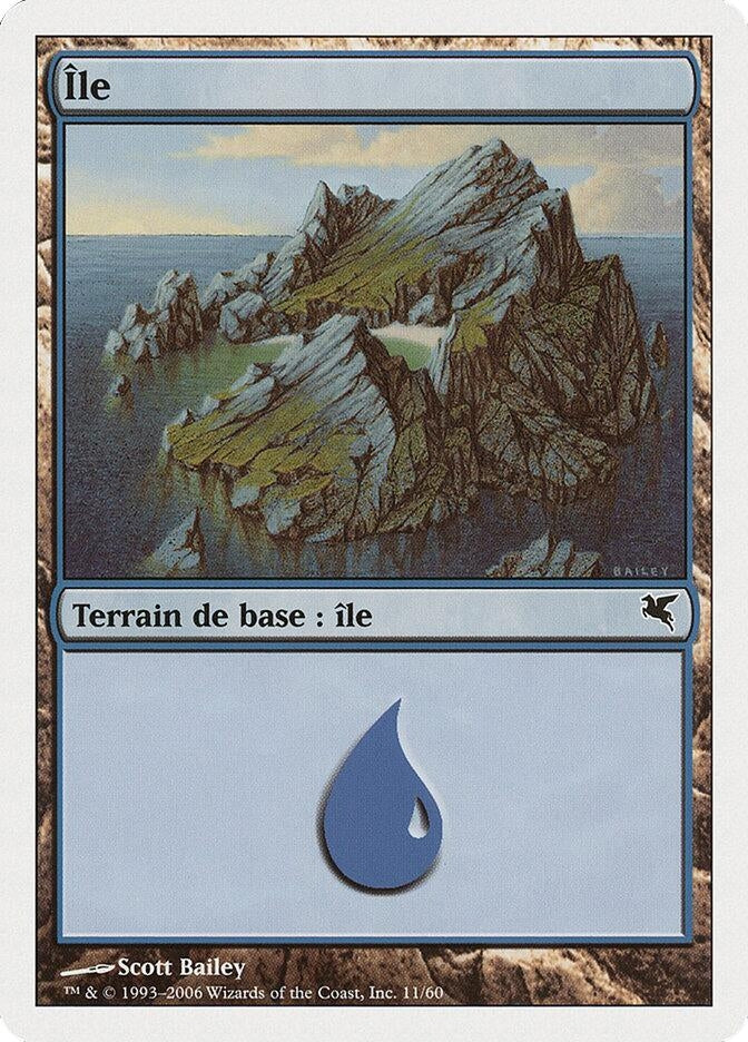 Island (French) - "Ile" (H11) (H11) (Magic Encyclopedia 2005 (Salvat/Hachette))