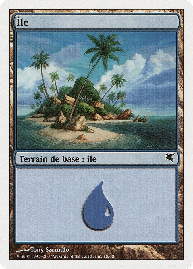 Island (French) - "Ile" (E10) (E10) (Magic Encyclopedia 2005 (Salvat/Hachette))