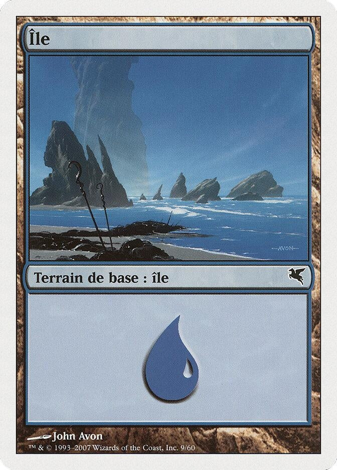 Island (French) - "Ile" (E9) (E9) (Magic Encyclopedia 2005 (Salvat/Hachette))